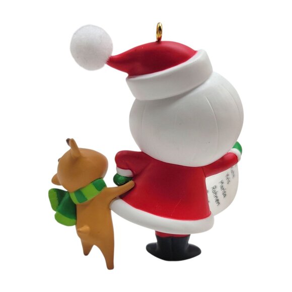 Hallmark Keepsake Kringle & Kris Ornament 2014 Santa & Reindeer Christmas Décor - Picture 7 of 9